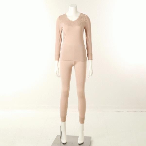 女性レース9分丈インナーセットVLG5063CLSG
