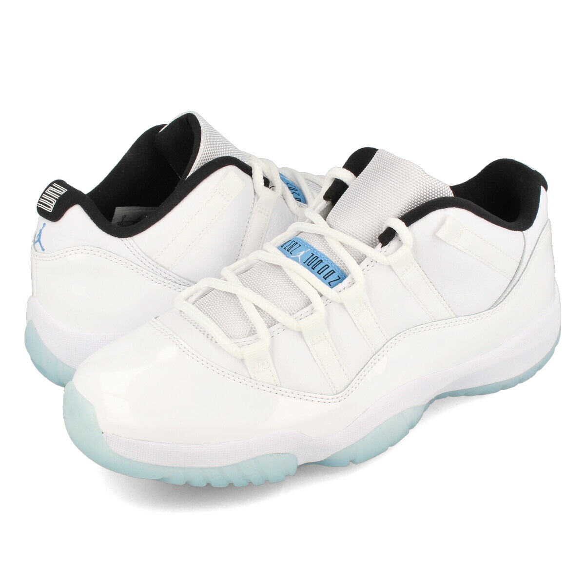 NIKE AIR JORDAN 11 RETRO LOW WHITE/WHITE/BLACK/LEGEND BLUE