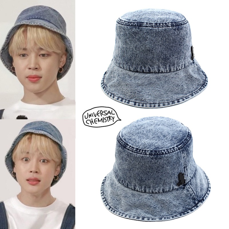 Washing Dark Denim Bucket Hat / bts jimin着用