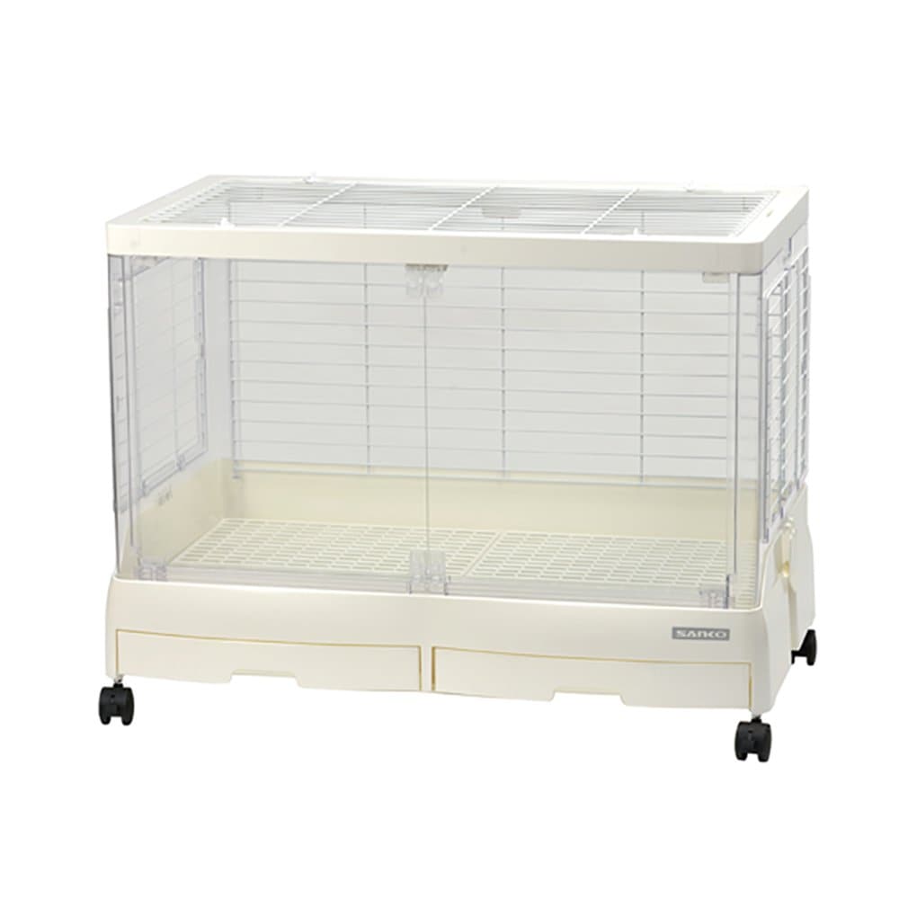 うさぎケージ　三晃商会　イージーホーム　シャイニー　８０ＷＨ（８１X５０．５X６１ｃｍ）うさぎ　ケージ　ＣＲＣ50―20―33―15―00