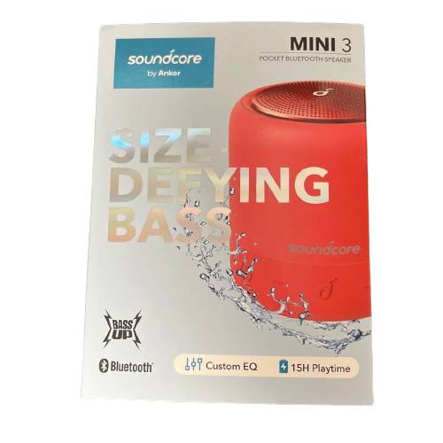 Soundcore Mini 3 A3119091 [レッド] コンパクトボディで迫力のサウンドが特徴のBluetoothスピーカー 5,720円