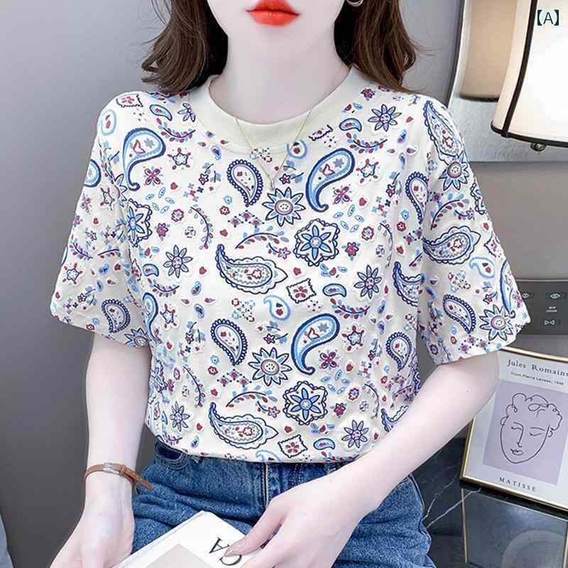 レディース 夏 カジュアル T シャツ 普段着 アプリコット 半袖 ｔシャツ 女性 サマー 美しい 多目的 若返り 綿 スリム トップス