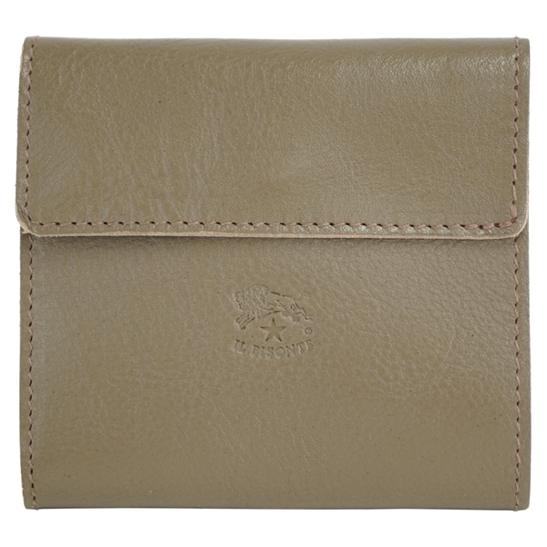 IL BISONTE イルビゾンテ MEDIUM WALLET　三つ折り財布　コンパクト財布　メンズ　レディース　ユニセックス/SMW022 PV0005 GY103B/Tortora
