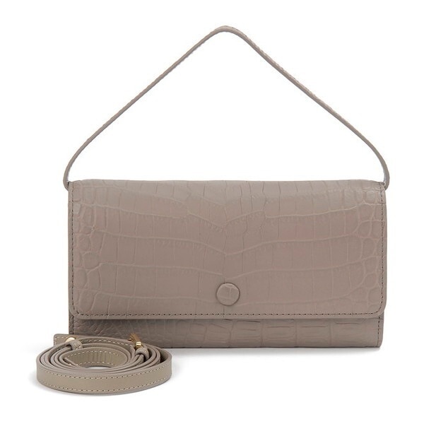 ロダニア マットクロコダイル お財布ショルダー RDOC9561TPショルダーバッグ