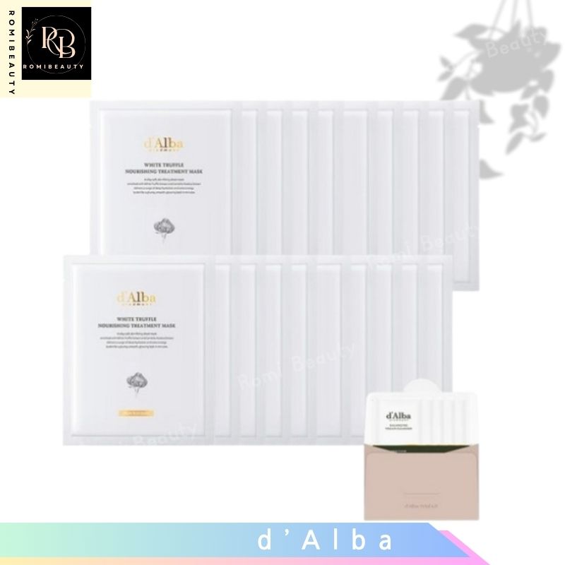 ホワイト トリュフ ナリシング トリートメント マスク 25ml x 20p + バランシング ビーガン クレンザー 3ml x 5p セット, 1個