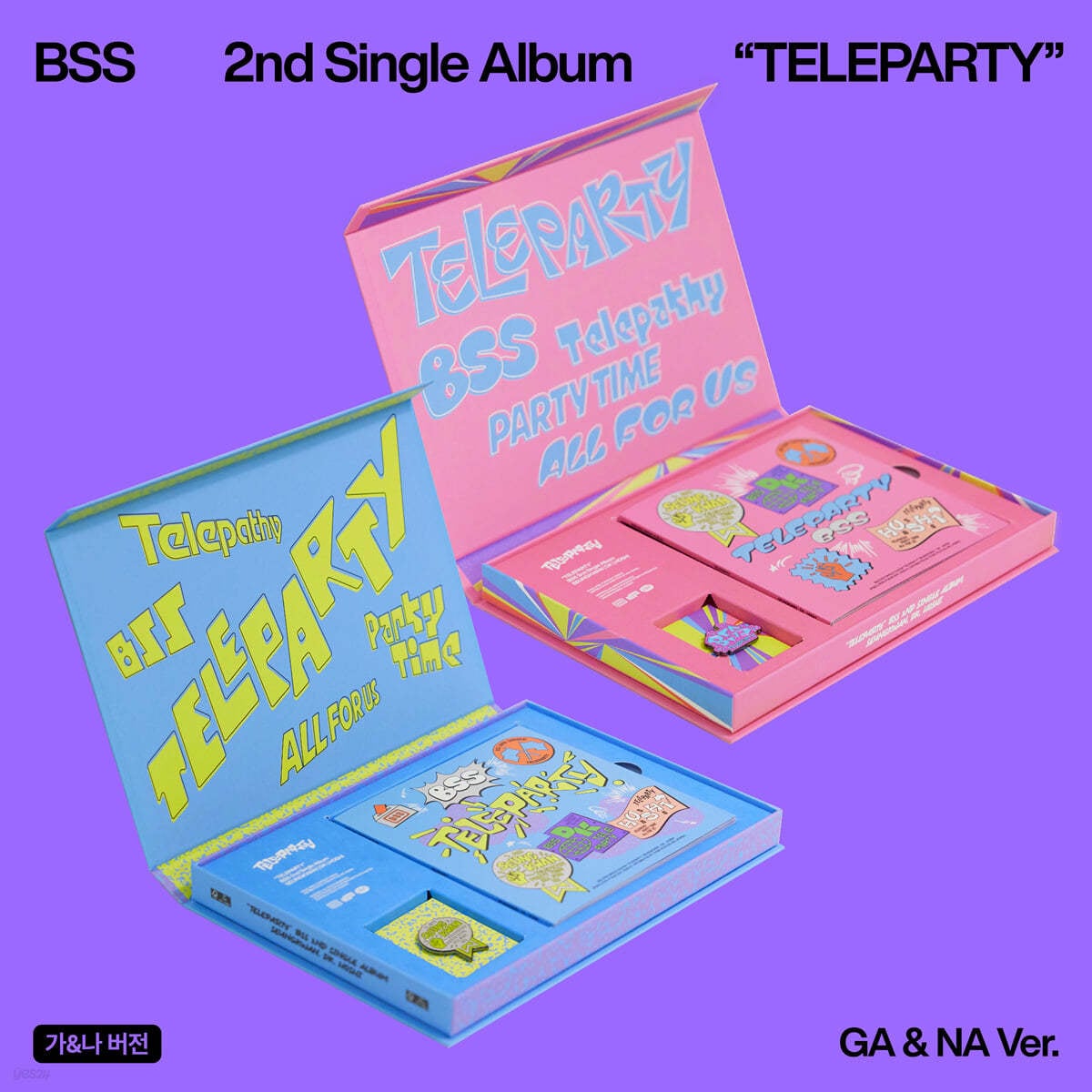 [2種SET] [SEVENTEEN] ブソクスン - 2ND SINGLE ALBUM TELEPARTY (GA Ver. + NA Ver.)