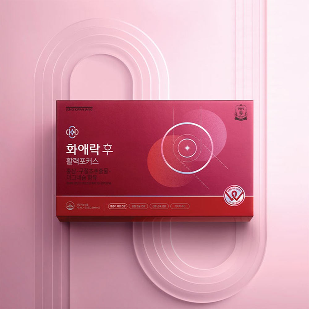 正官庄 花愛樂 後 活力包カス 70ml 30包 (液ティブミ リニューアル)