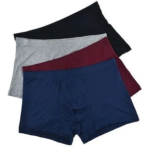 4点セットメンズ シンプルコットン 通気性ボクサーパンツストレッチインナー