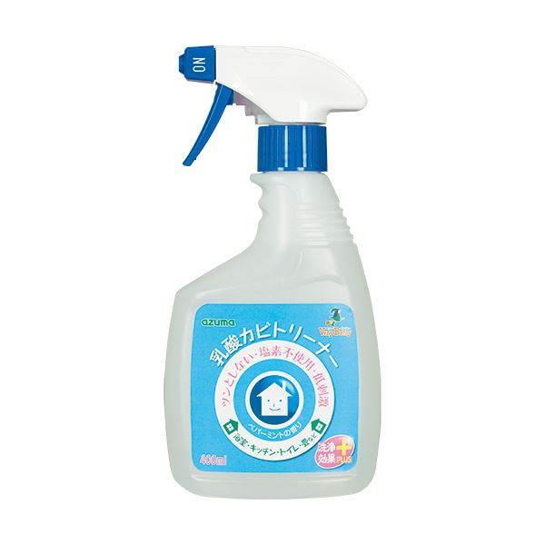 （まとめ）アズマ工業乳酸カビトリーナー洗浄効果プラス 400ml 1本[x5セット]