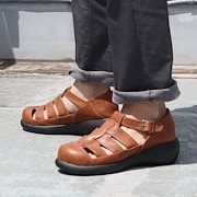 くせがない|メンズシューズ|【最終売り尽くし!】グルカサンダル メンズ