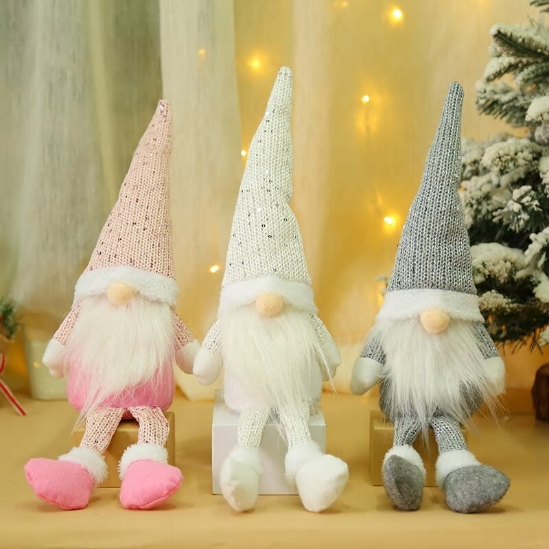 大人気の ホームツリーペンダントのためのクリスマスの顔のないGnome人形の装飾新年のクリスマスのクリスマスの クリスマス