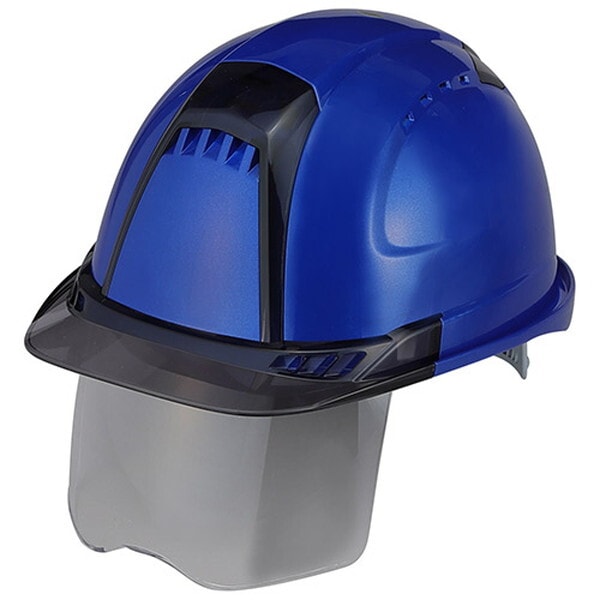 TOYO メタリック塗装ヘルメット NO.391FSMBU メタリックブルー