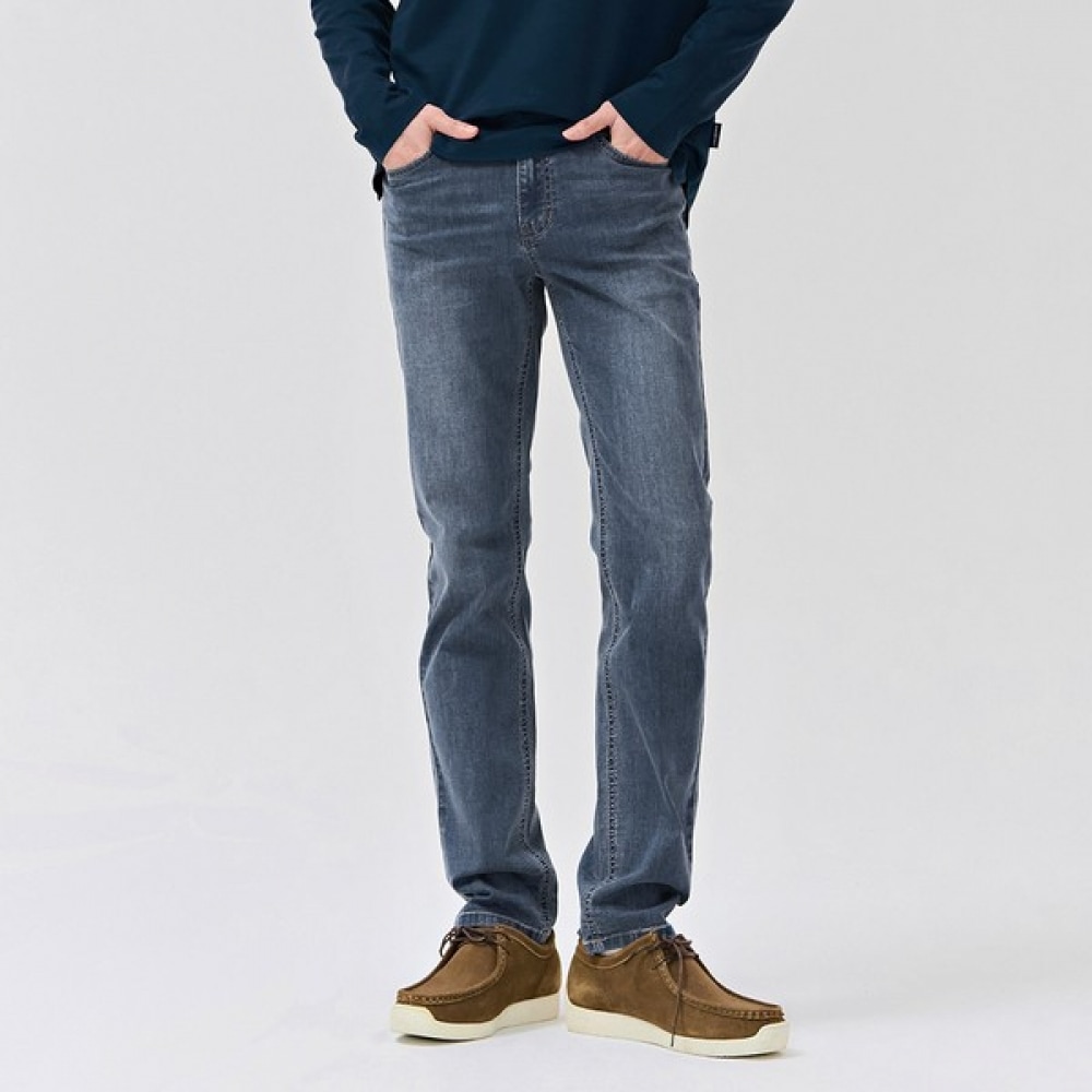 (チェイスカルト) メンズ Mトーンヒドゥンバンディングスリムエアジーンズパンツ-DERK2317B0N