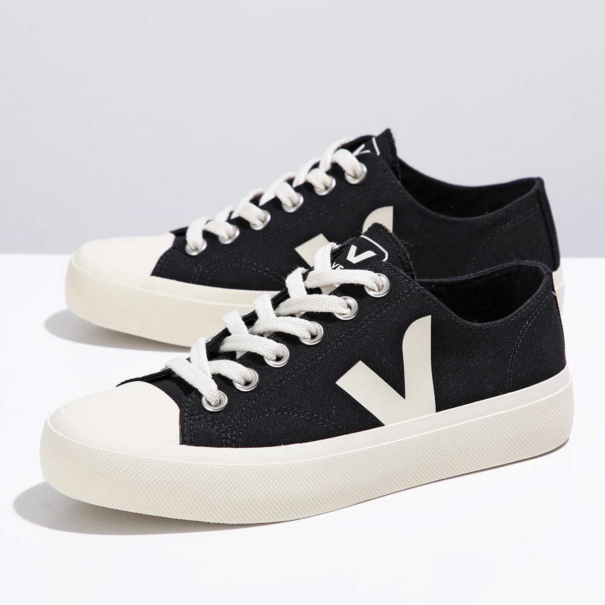 VEJA ヴェジャ スニーカー WATA II LOW レディース ローカット ロゴ コットン キャンバス シューズ 靴 BLACK-PIERRE 11,622円