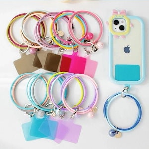 スマホリストストラップ 手首 スマホ ハンドリング ハンドストラップ スマホストラップ シリコンブレスレット スマホ手首リング リストレット キーホルダー おしゃれ 落下防止 落下防止 着脱簡単 多用