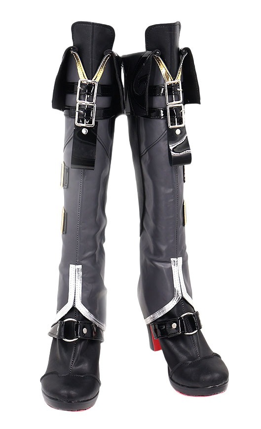コスプレ靴 飛霄 ひしょう 崩壊：スターレイル 変装用 下駄 シューズ 長靴 コスプレ クリスマス ハロウィン