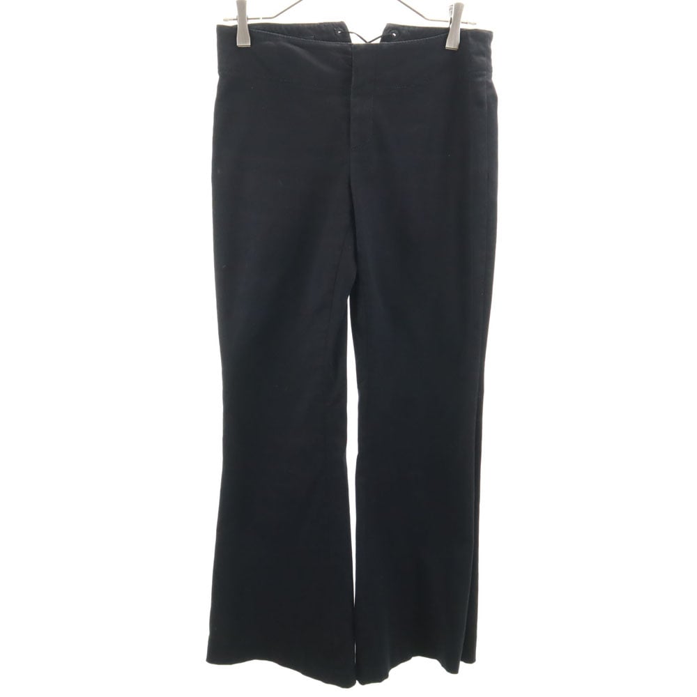 フレアパンツ 38 ブラック レディース