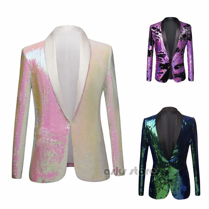 キャンペーン キラキラジャケット メンズ 舞台衣装 テーラードジャケット スパンコール ジャケット 文化祭 コンサート 宴会 忘年会 カラオケ ステージ衣装 司会者 衣装 舞台 男性用 スリム 合唱