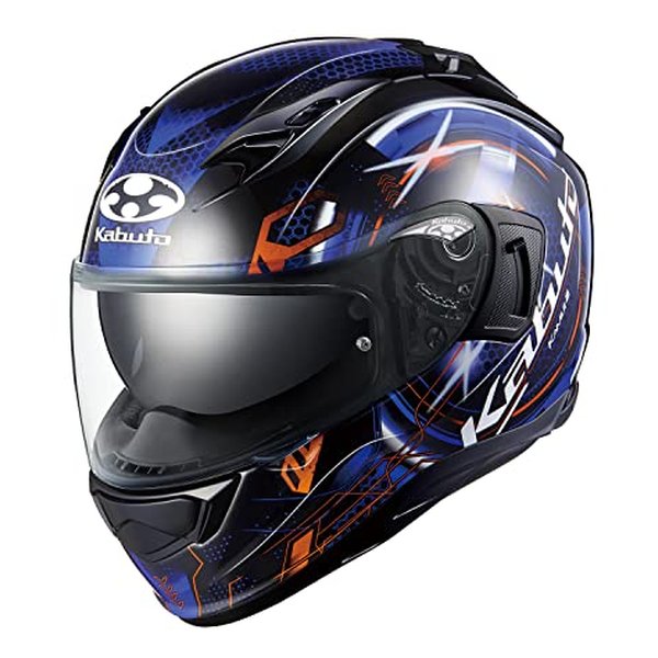 フルフェイスヘルメット カムイ・3 エステラ ブラックブルー Sサイズ