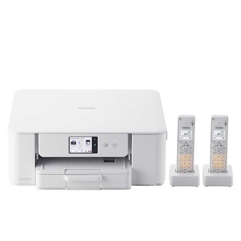 ブラザー　brother　プリンター A4インクジェット複合機 FAX 電話 子機2台 PRIVIO(プリビオ) ［子機2台 / 普通紙］ ホワイト　MFC-J742DWN
