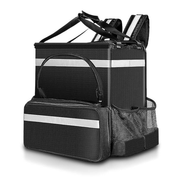2個セット デリバリーバッグ 50L 配達バッグ 宅配 デリバリー ピザポーチ 保温保冷 エコバッグ 大容量 2枚の仕切り 50LDERIBAG