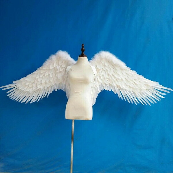 人気SALE 天使 羽 コスプレ道具 羽 翼 羽 ウィング ホワイト 広さ200cm 天使 妖精 悪魔 ファッションショー パーティーグッズ 撮影 ステージ道具 イベント 文化祭 学園祭 コスチューム