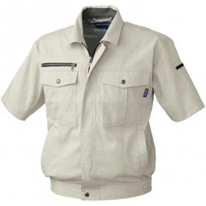 桑和 611 半袖ブルゾン 6Lサイズ ベージュ(3) Absolute GEAR