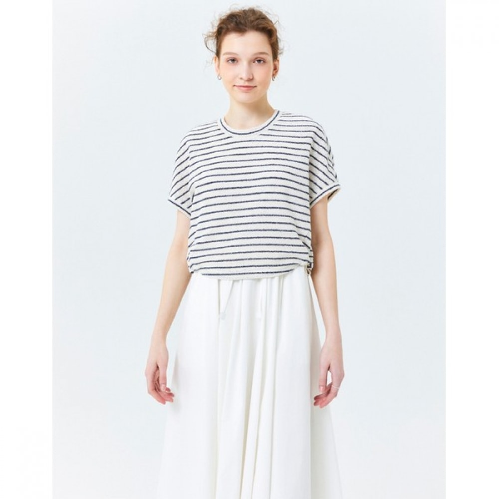 (ヘッジズレディース) 24SS ホワイトレイヤードコットンブレンドドレス HSDR4B402OW