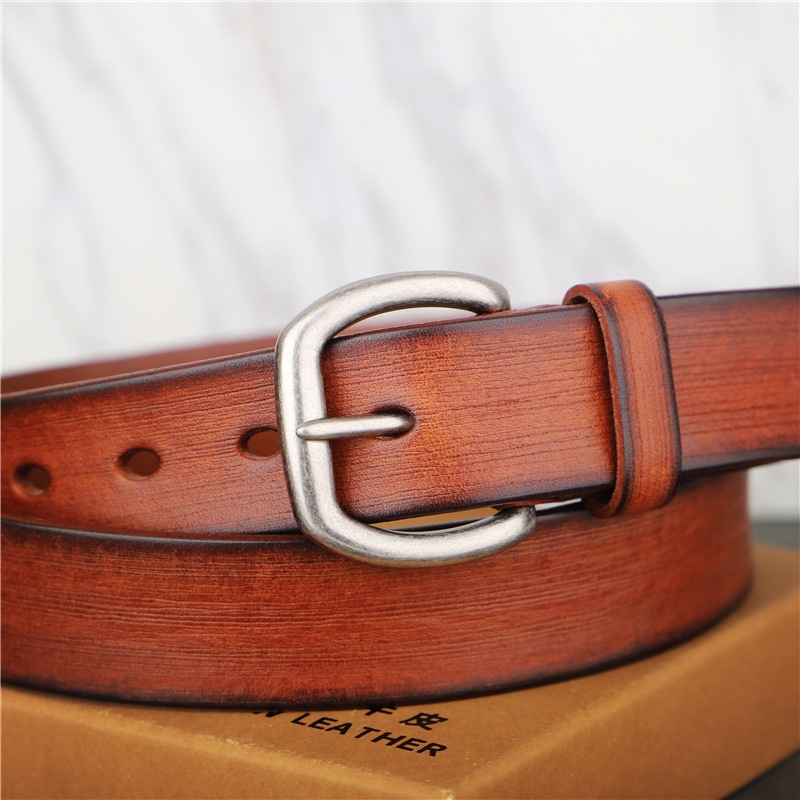 男性ベルトリアル皮ファッションワイルドデニムのベルト 7108