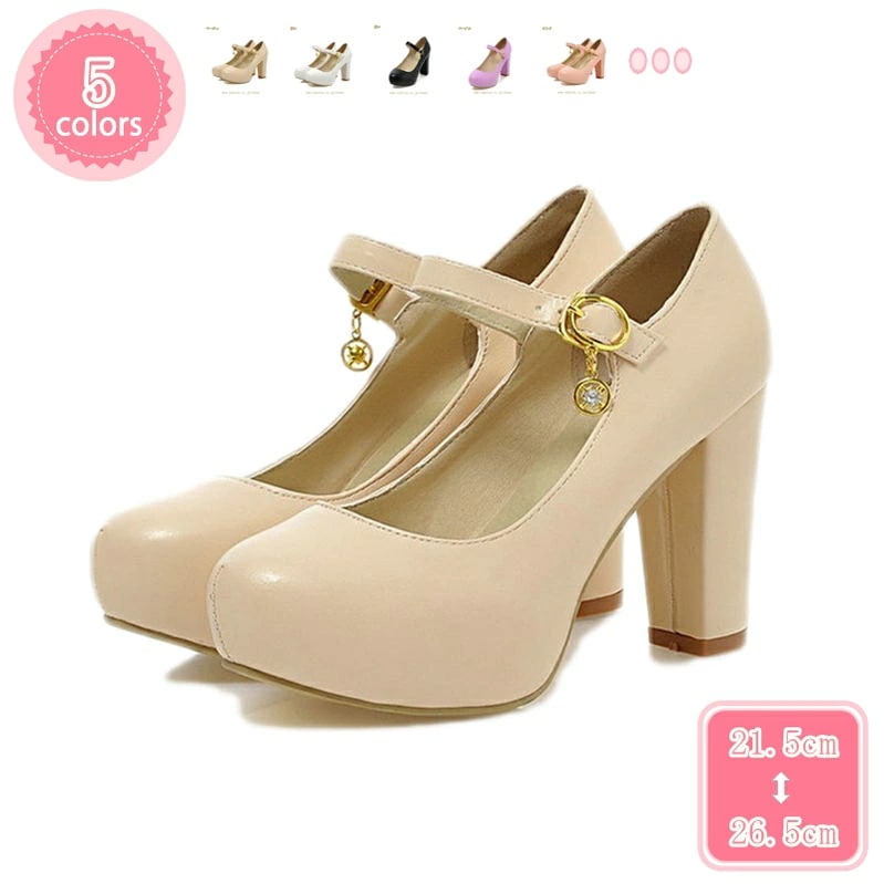 777円OFFクーポン アンクルストラップ パンプス レディース 歩きやすい 太めヒール 走れる 9cmヒール 厚底パンプス 春 夏 秋 冬 おしゃれ パンプス ハイヒール 結婚式 パンプス フォーマ
