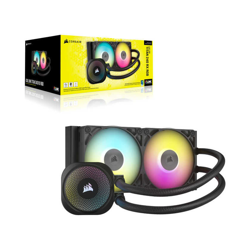 コルセア　CORSAIR　iCUE LINK TITAN 240 RX RGB　CW-9061016-WW