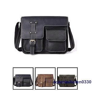 2way ビジネスバッグ ショルダーバッグメンズ カジュアル 斜めがけ 牛革 通勤通学 アウトドア 【本日のセール】本革 カバン メッセンジャーバッグ