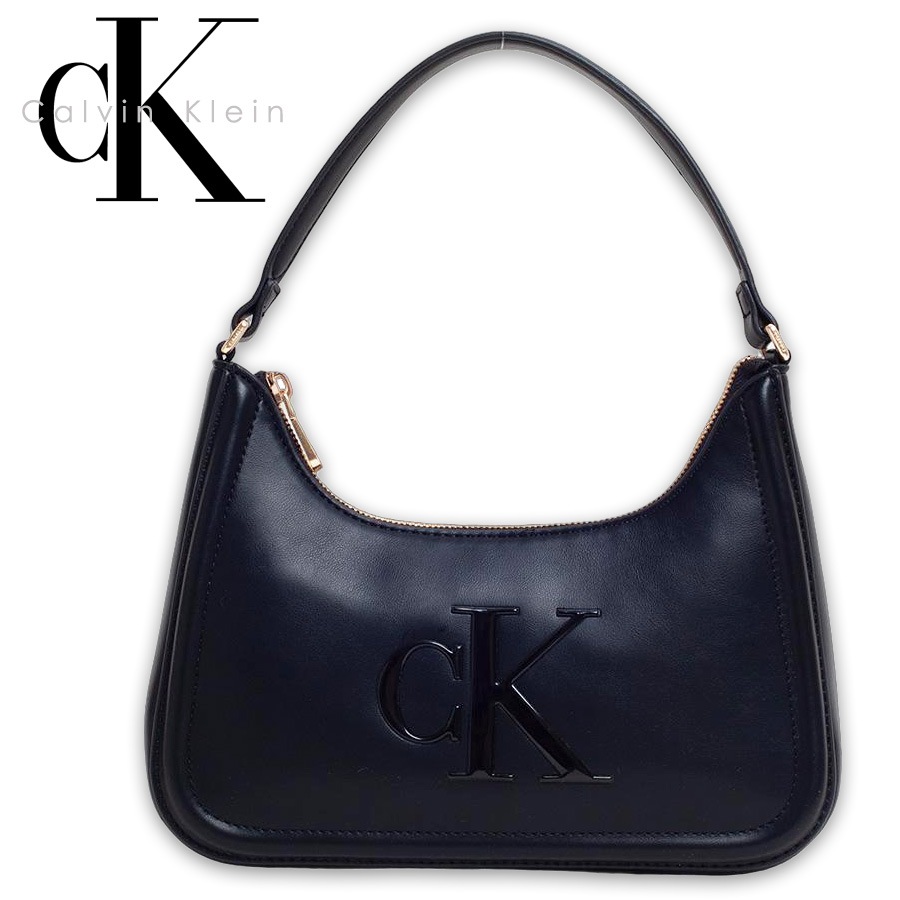 ミニショルダーバッグ ハンドバッグ スモールショルダー CKロゴ レディース ブラック LV04F3230G ラッピング不可