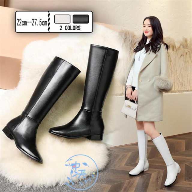 【2025新作入荷】ロングブーツ レディース秋冬 ロングブーツ大きいサイズブーツ黒ミドルブーツローヒール22 27ｃｍ防寒走れるブーツ美脚シューズ防寒 保温 七五三２０ ５０代 5,358円