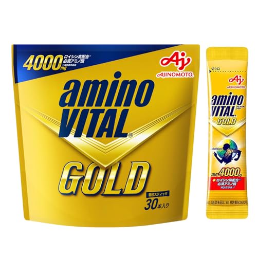 【Amazon.co.jp限定】アミノバイタル 味の素 GOLD グレープフルーツ味 粉末 30本入パウチ アミノ酸 4000mg BCAA EAA コンディショニング