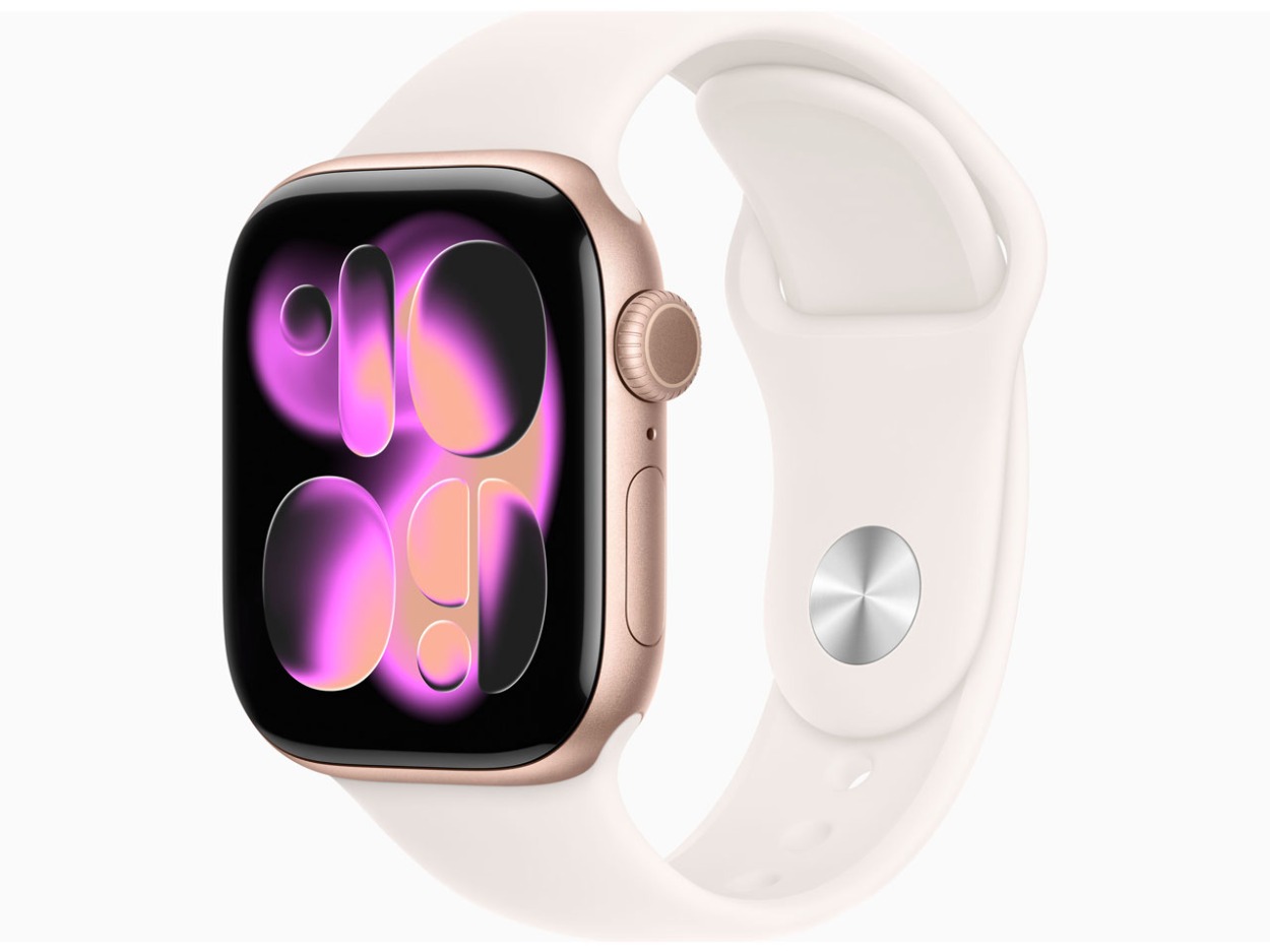 【新品未開封品】Apple Watch Series 11 GPSモデル 46mm MEV74J/A [ローズゴールド・ライトブラッシュスポーツバンド M/L]