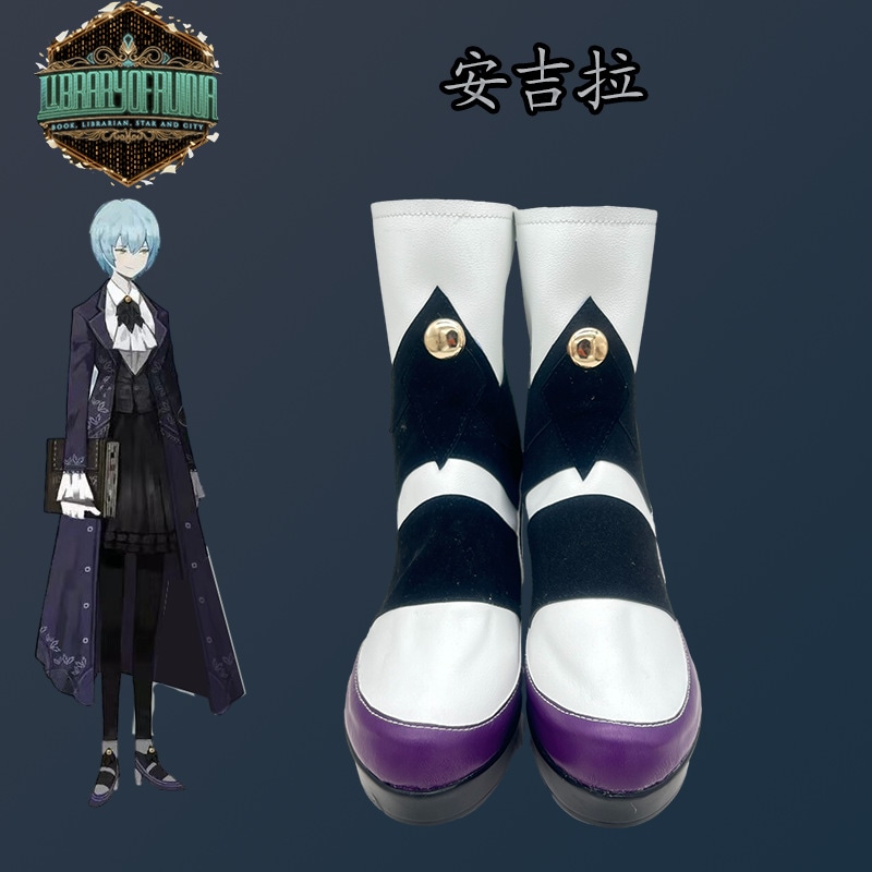 ムーンプロジェクト遺跡図書館館長アンジェラシューズコミック展示アニメシューズはご要望に応じてカスタマイズ可能です