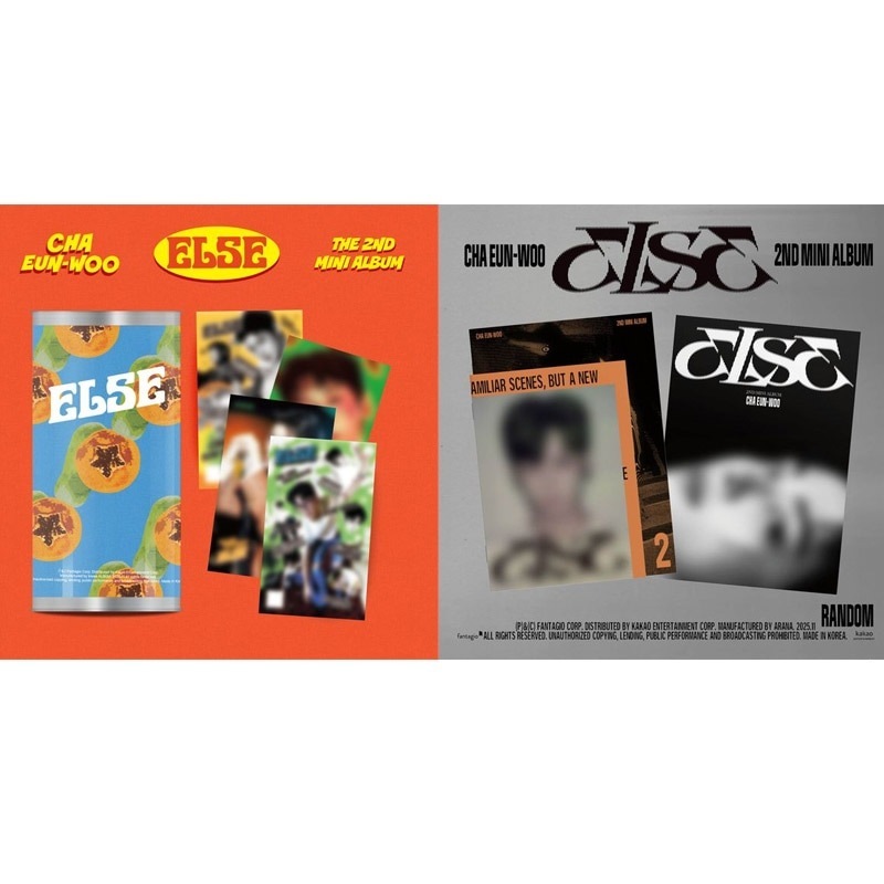 [MEGA] [3種セット] CHA EUN WOO (ASTRO) ミニ2集 [ELSE] (PB 2+kiwee 1) 韓国チャート反映 차은우アルバム