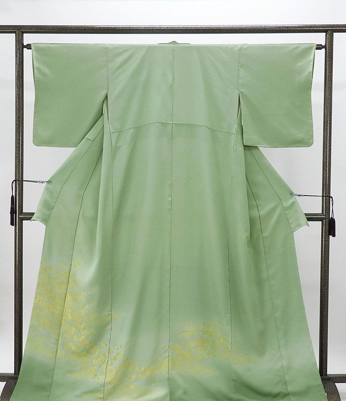 色留袖 未使用 正絹 寿光織 蔦 身丈167cm 裄丈63.5cm 紋なし 未着用 美品 新古品 未使用品 着物 フォーマル レディース f4025