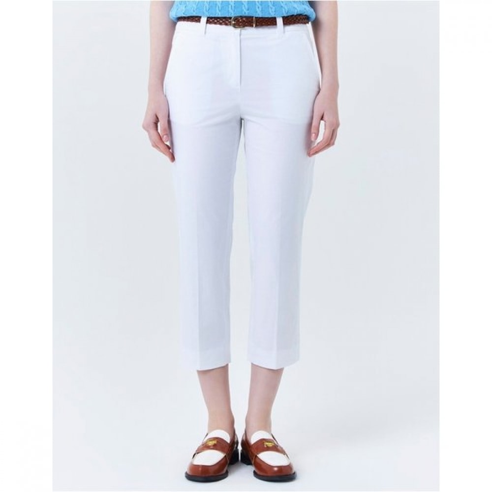 [24SS] ホワイト7分丈スリムフィット サマーチノ HSPA4BC41WT