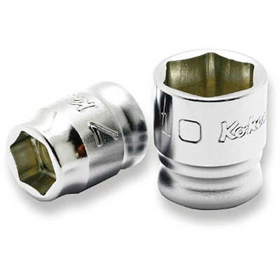 他サイト： 山下工業研究所　1/4 6.35mm差込 Z-EAL 6角スタンダードソケット 6mm　2400MZ6の商品画像