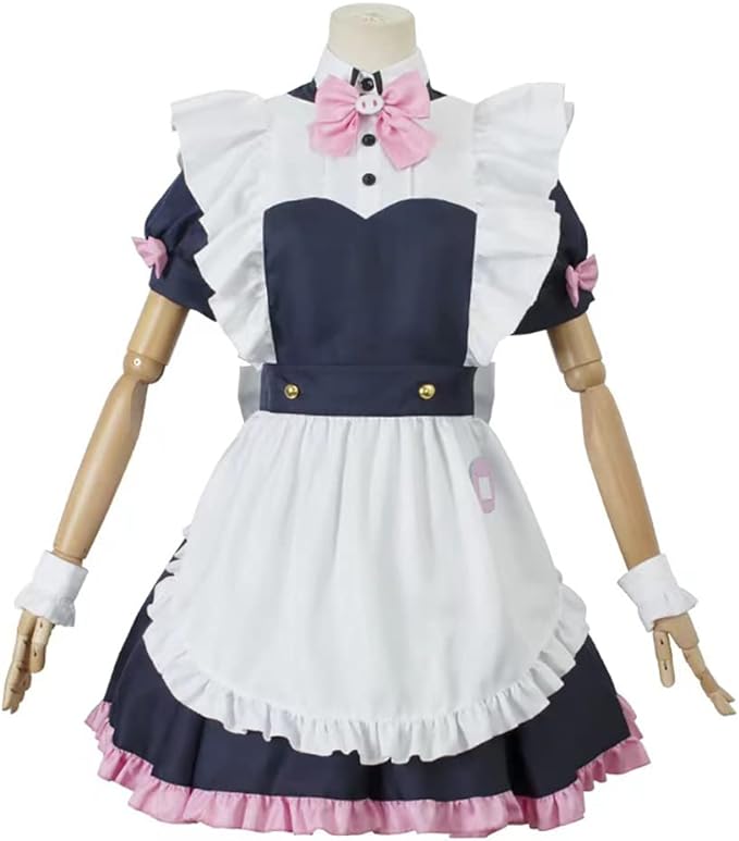 アキバ冥途戦争 コスプレ衣装 和平なごみ コスチューム 万年嵐子 メイド服 変装 仮装 パーティー ハロウィン クリスマス イベンド 祭り