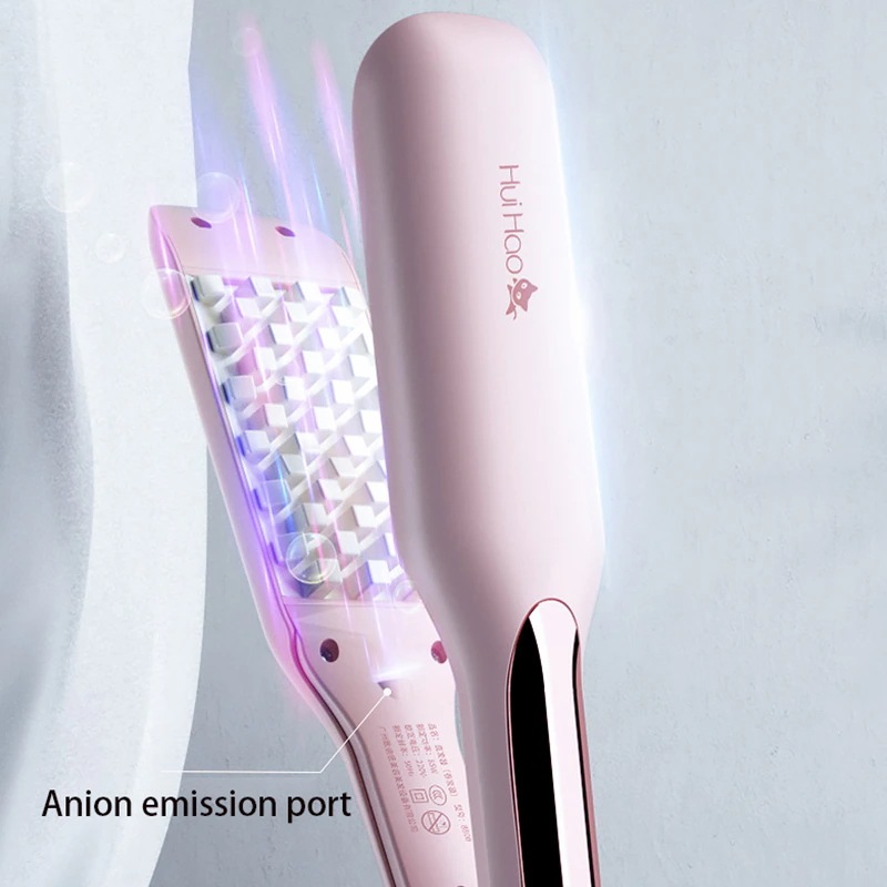 陰イオンケアブラシ コーンパーm分割 フラットおよびフラットヘアフィックスカーラー 140-230 ℃ のLCDディスプレイ 急速加熱