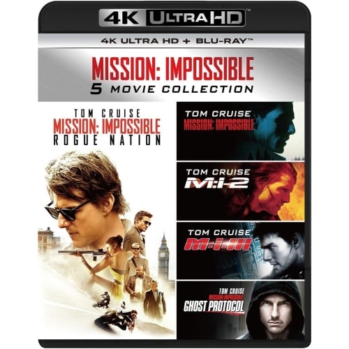 ミッション:インポッシブル 5 ムービー・コレクション(4K ULTRA HD+.. ／ トム・クルーズ (4K ULTRA HD) PJXF-1162 13,900円