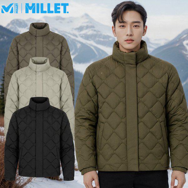 パディング軽量キルティングダウンジャケットグースガチョウダウンジャケット_CA