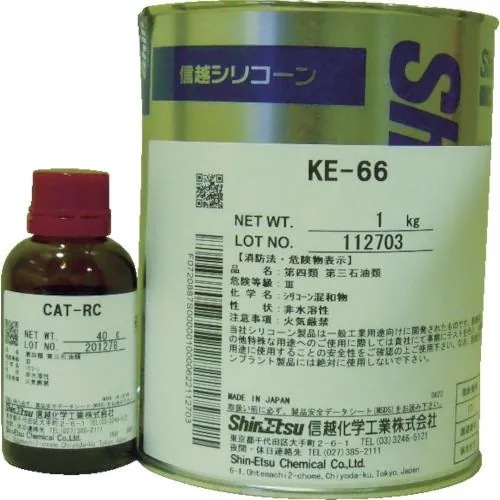 【メーカー直送品】信越 シーリング 一般工業用 2液タイプ 1Kg KE66