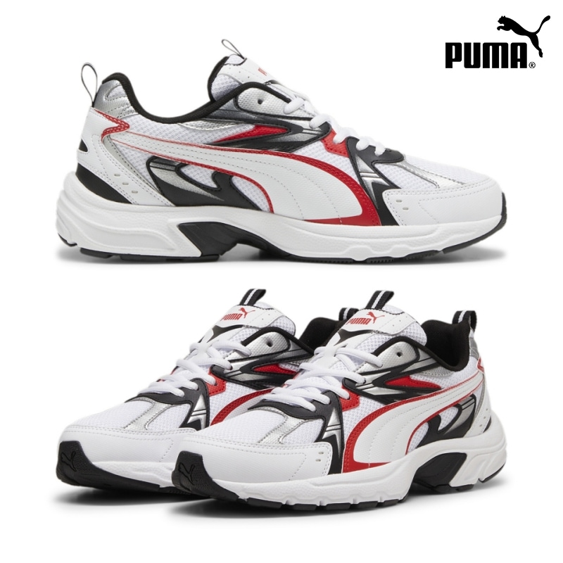 [PUMA] プーマ ミレニアムテック ホワイト ブラック レッド / Milenio Tech White Black Red
