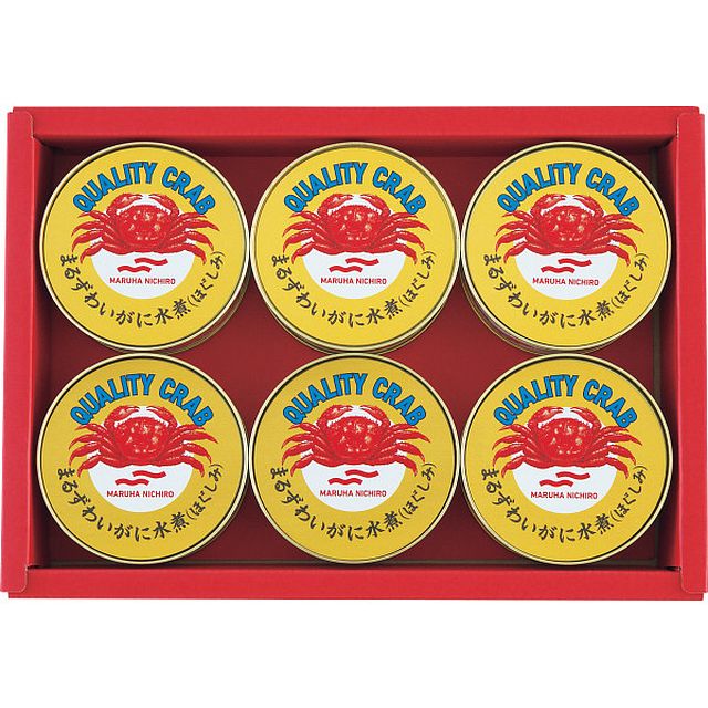 まるずわいがに缶詰詰合せ 6缶入