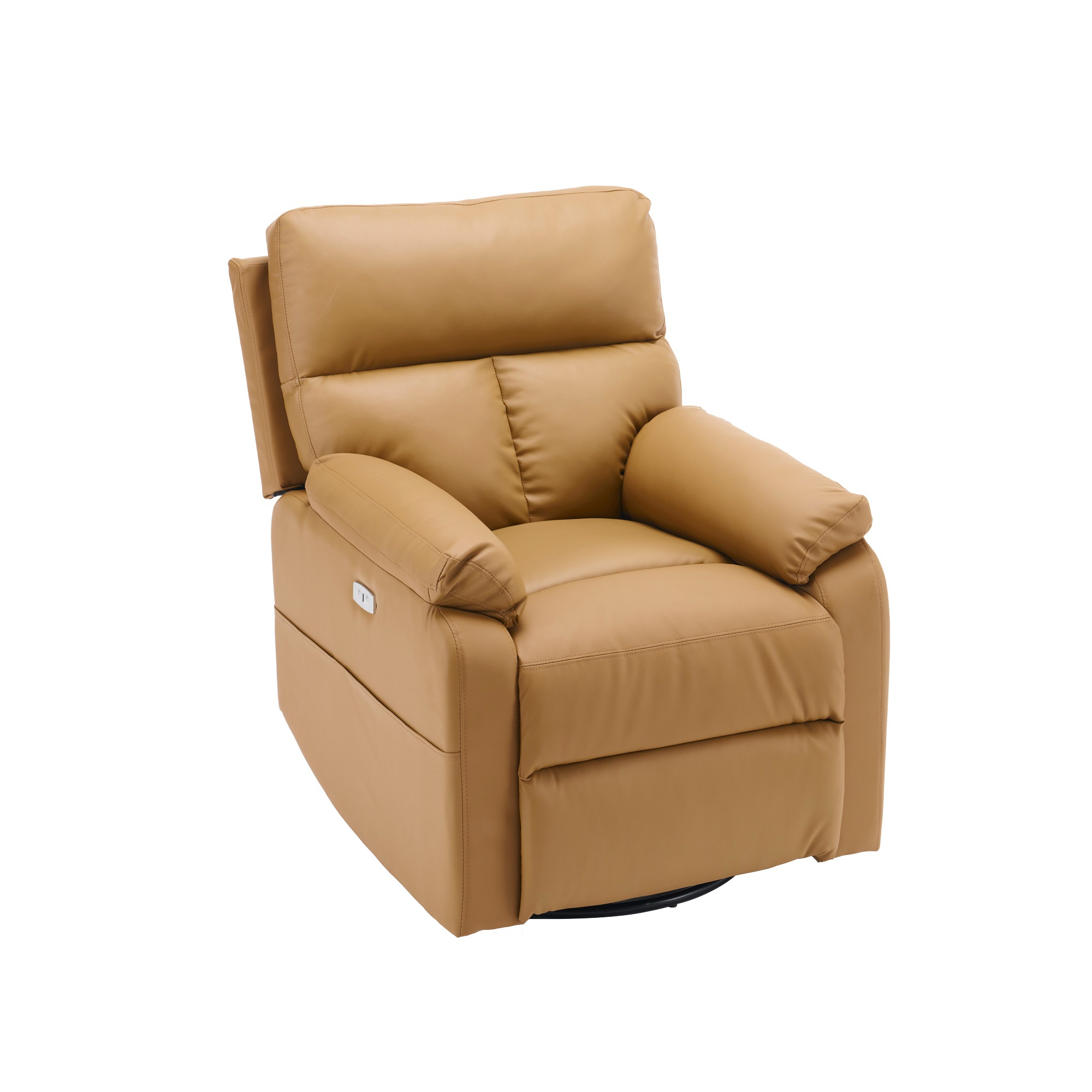 送料無料126リクライニングチェア 回転式 リクライニングソファ 1人掛け 電動 リクライニング ファブリック オットマン一体型 パーソナルチェアー 電動ソファ 耐圧分散 リクライニングチェア 一人暮