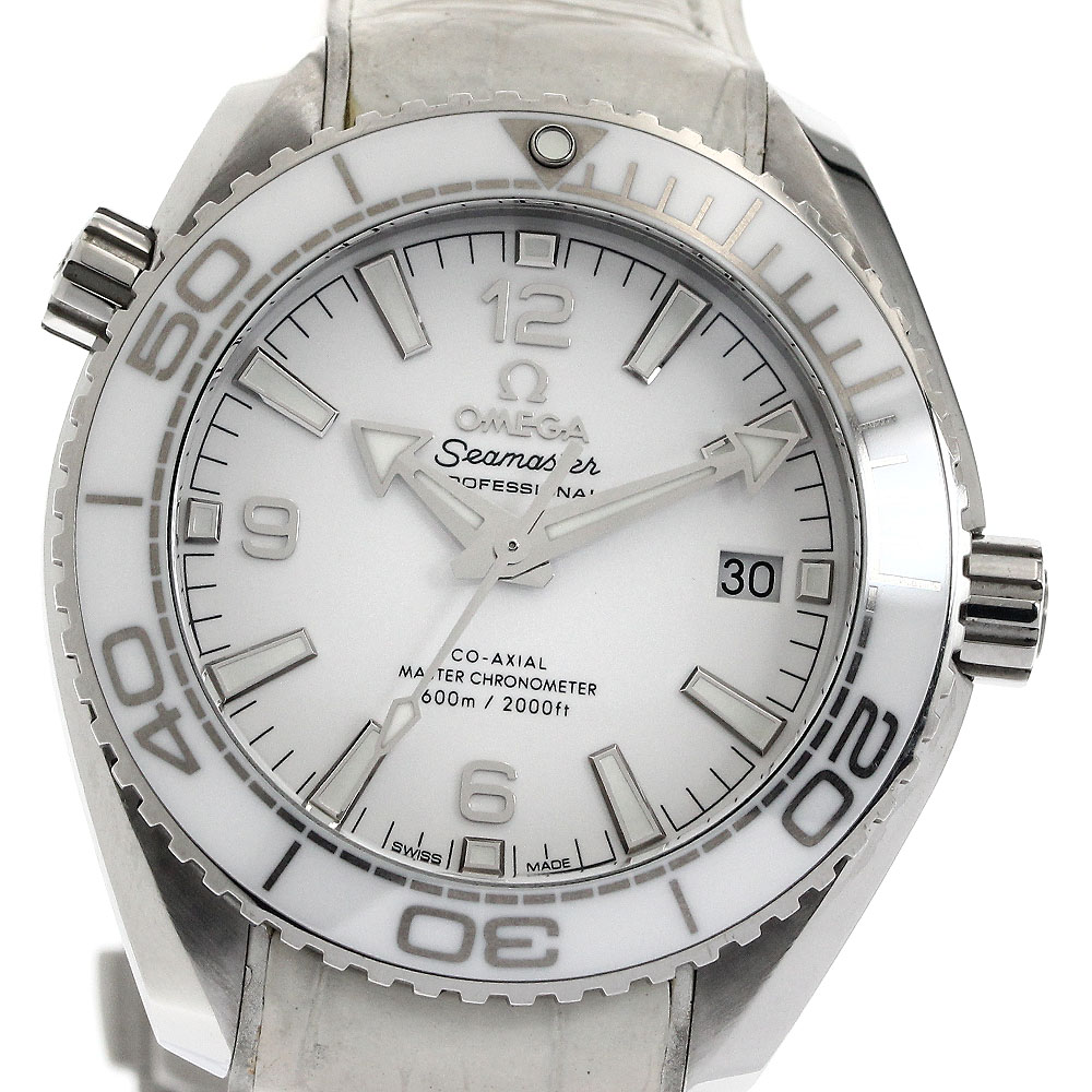 オメガ OMEGA 215.33.40.20.04.001 シーマスター 600 プラネットオーシャン マスタークロノメーター 自動巻き ボーイズ 保証書付き_869027【中古】